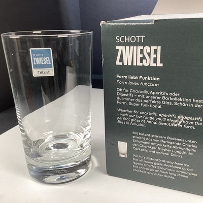 4 New Boxed Zwiesel Bar Special Allround 11.1 oz Glasses Germany