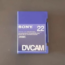 Cassetta Video Mini DV Sony 22 DVCAM - Nuova Vergine - Custodia in plastica dura