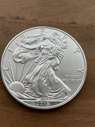 2015 1 Oz Silver American Eagle BU
