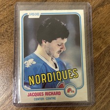 1981-82 O-Pee-Chee OPC #268 Jacques Richard - Quebec Nordiques