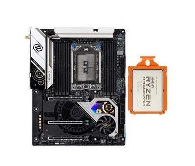 ASRock TRX40 Taichi Motherboard + AMD Ryzen Threadripper 3970X 32C 64T 3.7GHz