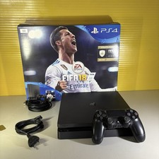 CONSOLE SONY PS4 SLIM 1tb FIRMWARE 10.05 COMPLETA DI SCATOLA CAVI E CONTROLLER