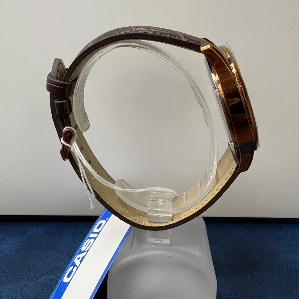 Reloj Casio Clásico MTP-M110RL-5A Analógico Fase Lunar Correa Cuero Caja 42.5 mm Foto 4 de 4