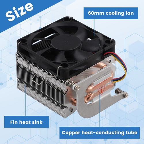 2X(For Raspberry Pi5/5B THRML Radiator Cooling Fan PWM Blower Fan8478 - Afbeelding 3 van 7