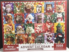 Advent Calendar 1008 pc Christmas Jigsaw Puzzle - NEW  SEALED - Ships Free