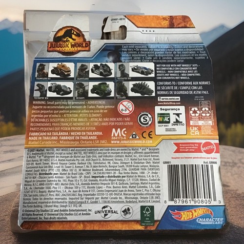 Coches de personajes Hot Wheels Jurassic World Velociraptor Beta 4/6 - Imagen 2 de 2