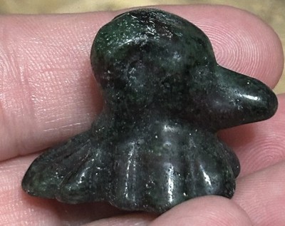 Ruby Zoisite Zero Crystal Carving Polished Stone