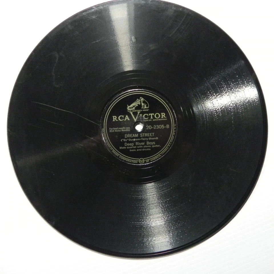 The Deep River Boys – Get Up Those Stairs, Mademoiselle 1947 RCA Victor 20-2305 - Image 4 of 4