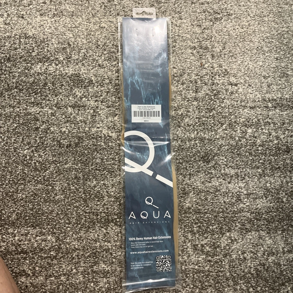 Extensiones de cabello Aqua Cinta Extensiones de cabello 18/22 Ombre Longitud 14. 10 piezas Foto 3 de 4
