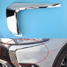 Linke Vorne Stoßstange zentral Chrom zierleiste für 2016-19 Mitsubishi Outlander