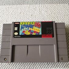 Tetris Attack for Super Nintendo SNES Game Cartridge AND Manual NTSC-U/C