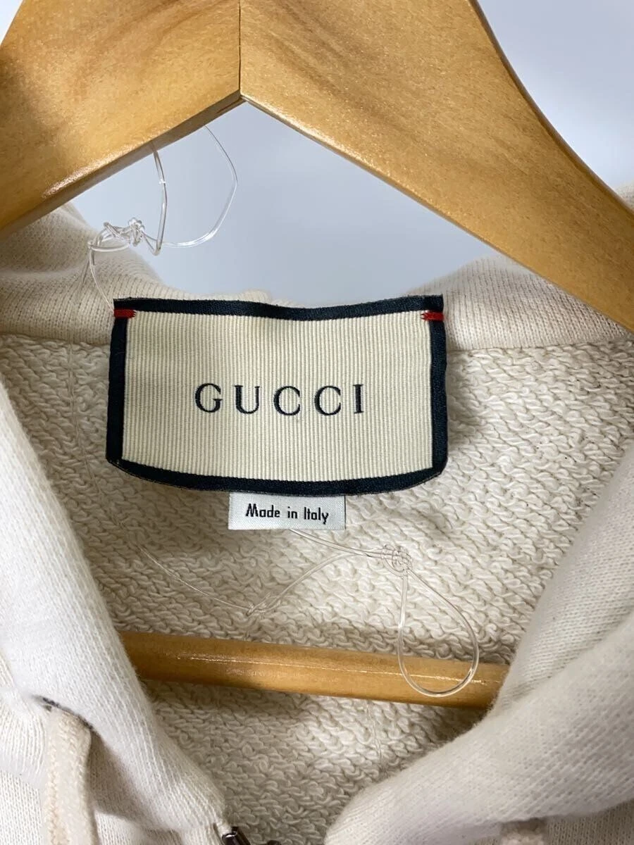 Gucci Felpa con Cappuccio Zip M Cotone Multicolore Usata