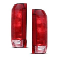 Tail Light Assy Pair Red w/o Bulbs Ford F150 F250 F350 Bronco 90-97 FO2801105