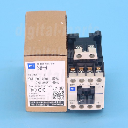 One For FUJI New SH-4 AC220V Contactor In Box Free Shipping - Picture 5 of 5