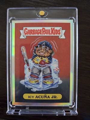 2025 Bowman Chrome Ronald Acuna Jr Garbage Pail Kids - GPK Braves #BGP-4