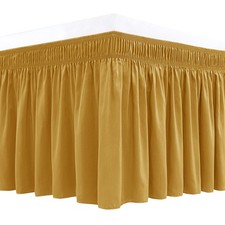 Biscaynebay Wrap Around Bed Skirts for King Cal King Beds 18 Drop, Christmas...