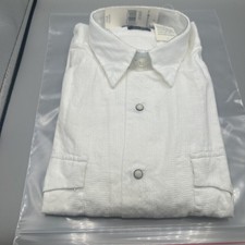 Polo Ralph Lauren RARE White Mustique Vintage Patterned Dress Shirt Mens L