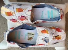 Toms Disney Fairy Godmother Slip-on Flats Shoes Women Size 6.5 Wide