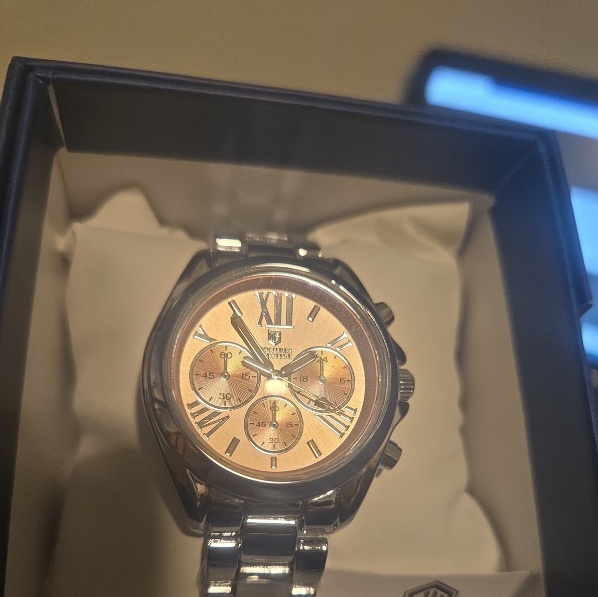 NEW NIB Montres Prestige X Invicta Women\'s Watch -‎ 35mm, Steel (MPW-0191) Pink Montres Prestige X Invicta Women main image 4