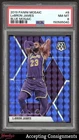 2019 Panini Mosaic Basketball Blue Lebron James #8 PSA 9