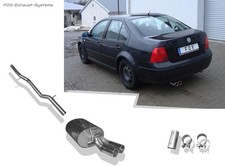  Racinganlage ab Kat VW Bora 1J 4motion + Variant 2x76mm rund eingerollt