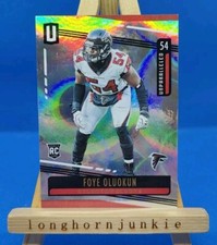 2019 Unparalleled Infinite /150 Foye Oluokun RC rookie Falcons Jaguars Foyesade