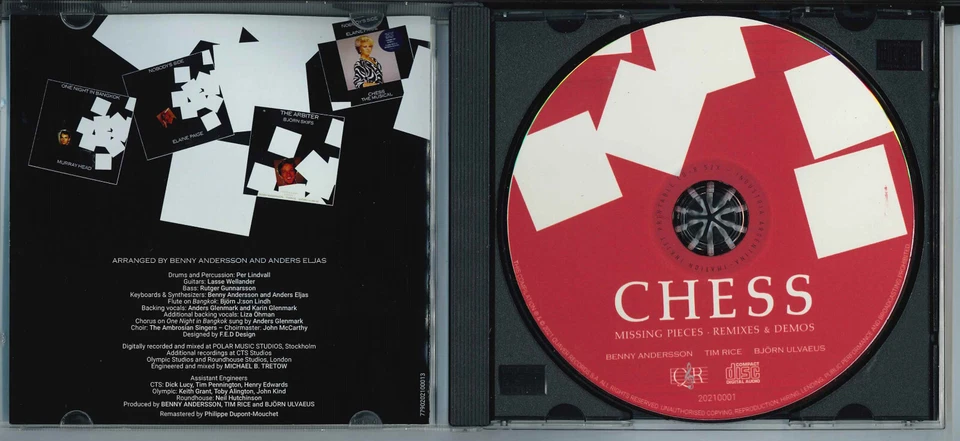 Original London Cast - Chess: Missing Pieces - Rarities & Demos (Limited CD) - Bild 4 von 4