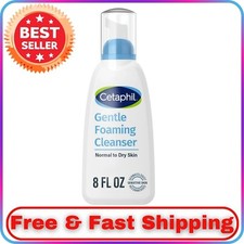 Cetaphil Gentle Foaming Cleanser for Sensitive Skin and All Skin Types, 8 oz