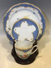 Hutschenreuther Trio Dessert Plate Demitasse Cup & Saucer By Danbury Mint