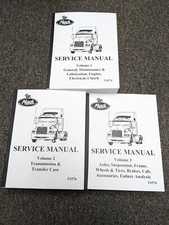 1986-1989 Mack Cabover Truck Shop Service Repair Manual Set 1987 1988