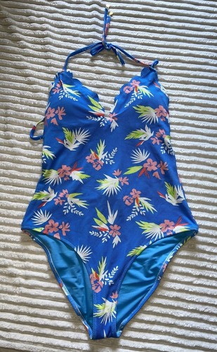 JESSICA SIMPSON CASPIAN MULTI SCALLOPED ADJ TIE STRAPS FLOWER CHARMS SZ L NEW - Picture 2 of 5