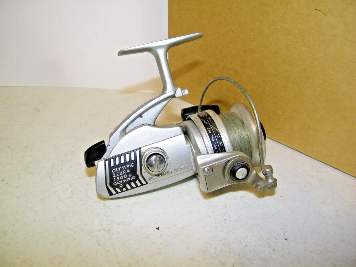リール OLYMPIC REEL 60's HIGH SPEED TYPE Olympic Zebra 1500 Spinning Reel Old Tackle Made In Japan | eBay