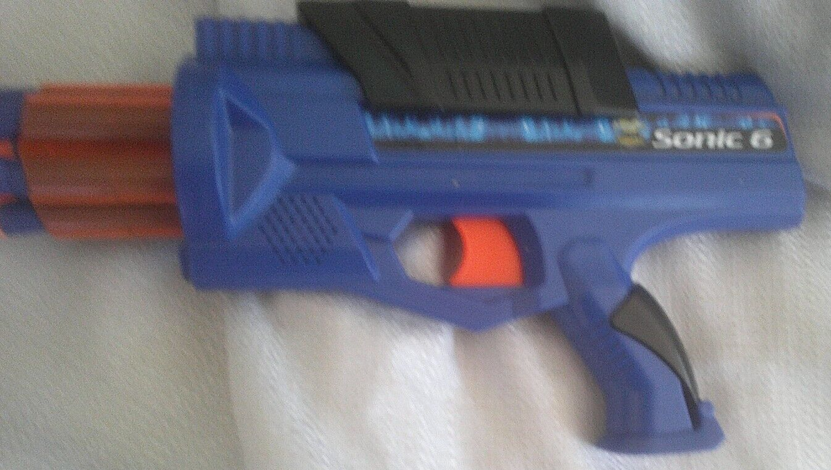 Buzz Bee Toys Air Warriors Sonic Dart Gun Blaster foam darts