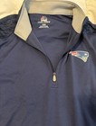 New England Patriots Majestic 1/4 Zip Pullover Long Sleeve Cool Base Size Large — photo 2
