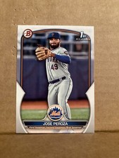 BP-149 Jose Peroza 2023 Bowman Paper 1st Lot Of 46 Mets