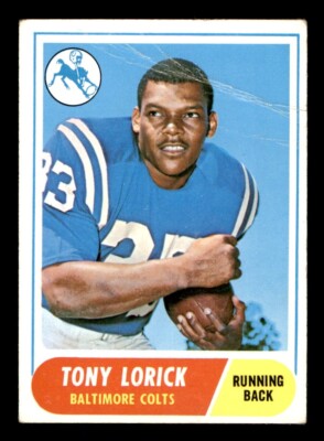 1968 Topps Football #204 Tony Lorick PR *e1