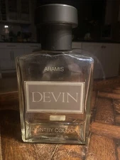 Vintage ARAMIS Devin Mens “Country Cologne” Factice Advertising Display BOTTLE