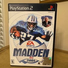 Madden NFL 2001 (Sony PlayStation 2, 2000) CIB with Manual