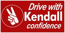Kendall Motor Oil - Drive with Confidence New Sign: 8x16" USA STEEL - Ships Free