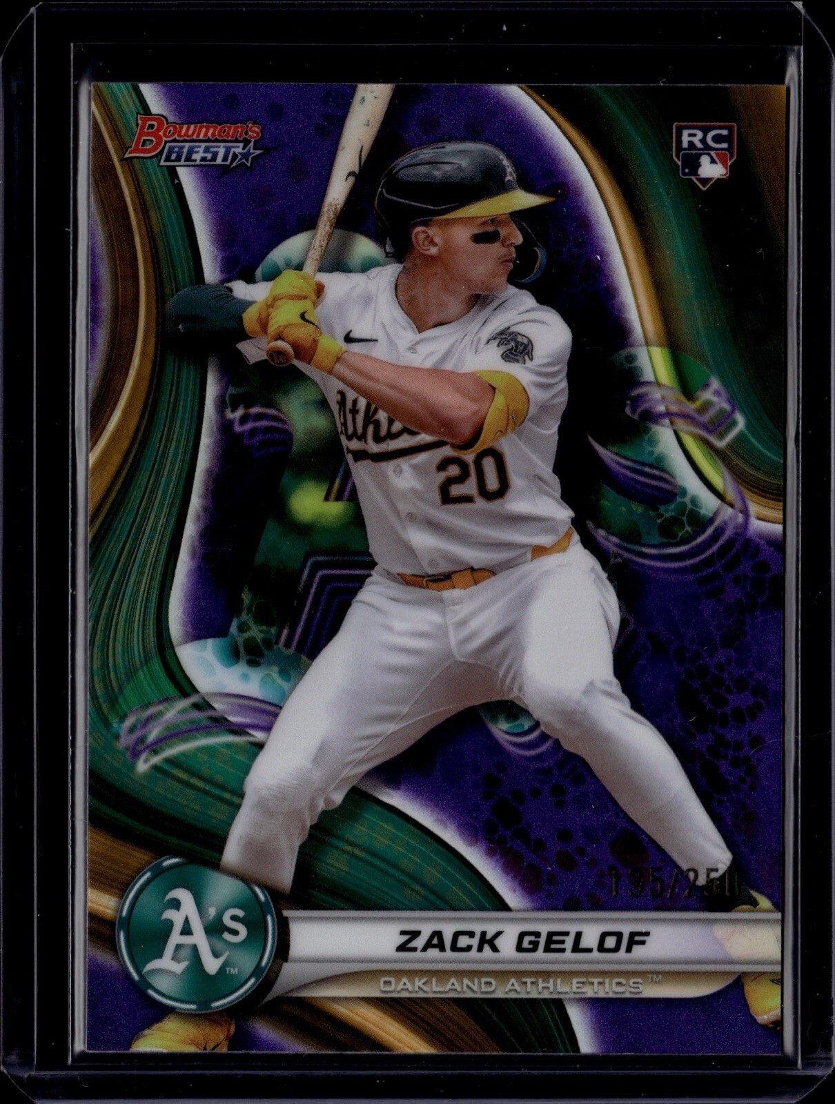 2024 Bowmans Best Zack Gelof Purple /250-Athletics