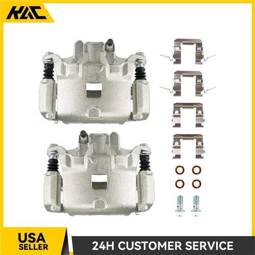 Pair Front LH RH Brake Calipers w/ Bracket For Nissan Altima 2002-2005 2006