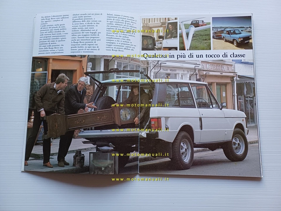 Range Rover 1982 depliant originale italiano - Immagine 4 di 4