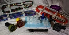 Hookah Accessory set 3xhoses, 2xbowls, grommets, fork/pick, HMD, Shisha Catcher