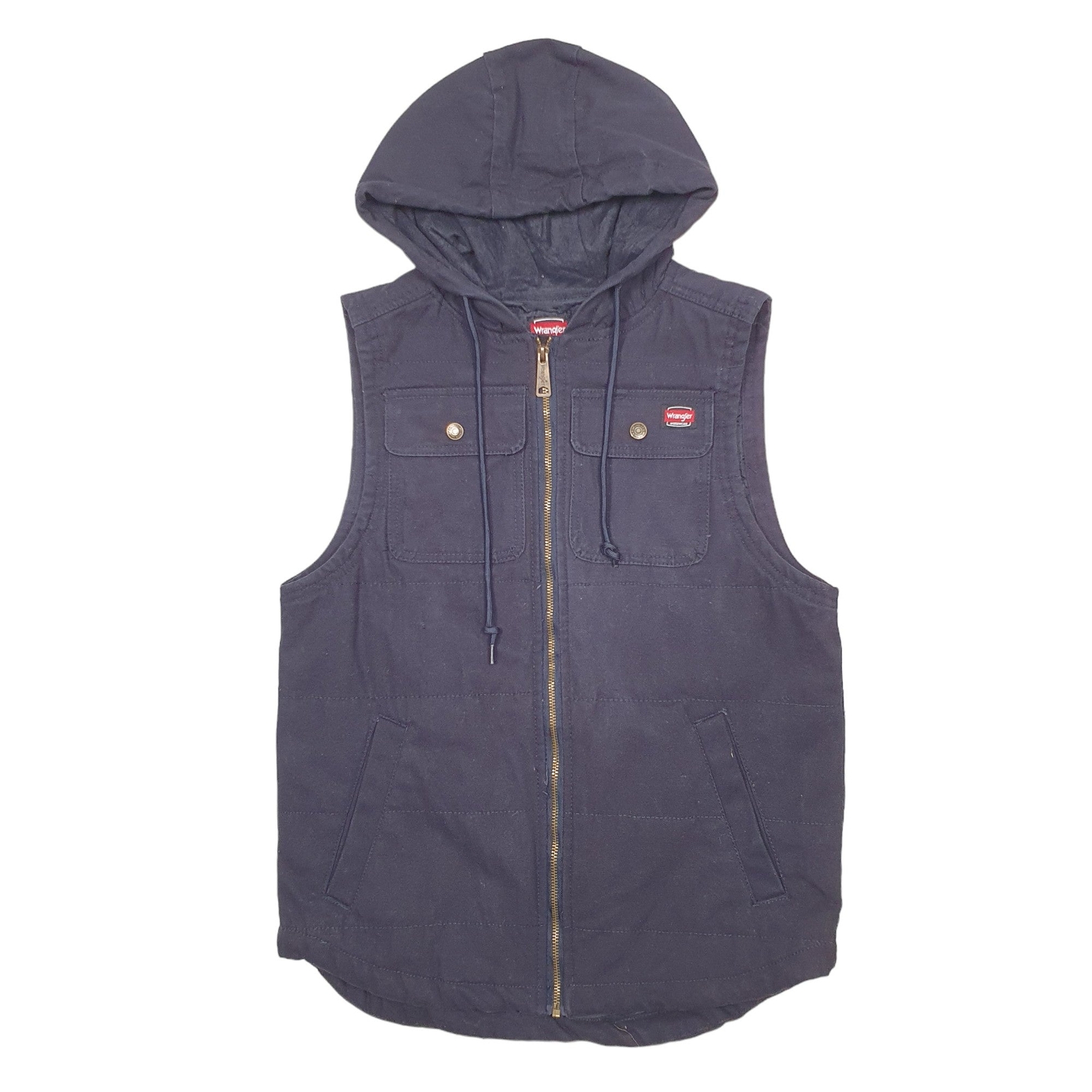 WRANGLER Gilet Jacket Coat Insulated Hooded Mens S