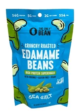The Only Bean Crunchy Edamame Bean Snack Sea Salt 4 oz