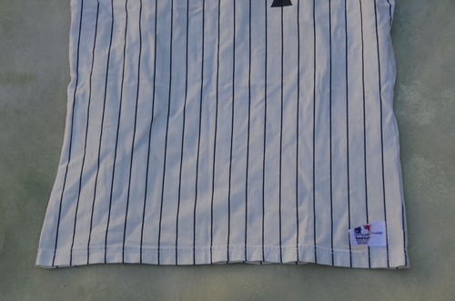 RARE Sand Knit MLB New York Yankees Rickey Henderson #24 Jersey Size Youth XL. - Picture 3 of 9