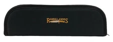 RANDALL KNIFE CASE with SHEATH STRAPS & EMBROIDERED LOGO - 17" BLACK - USA MADE!