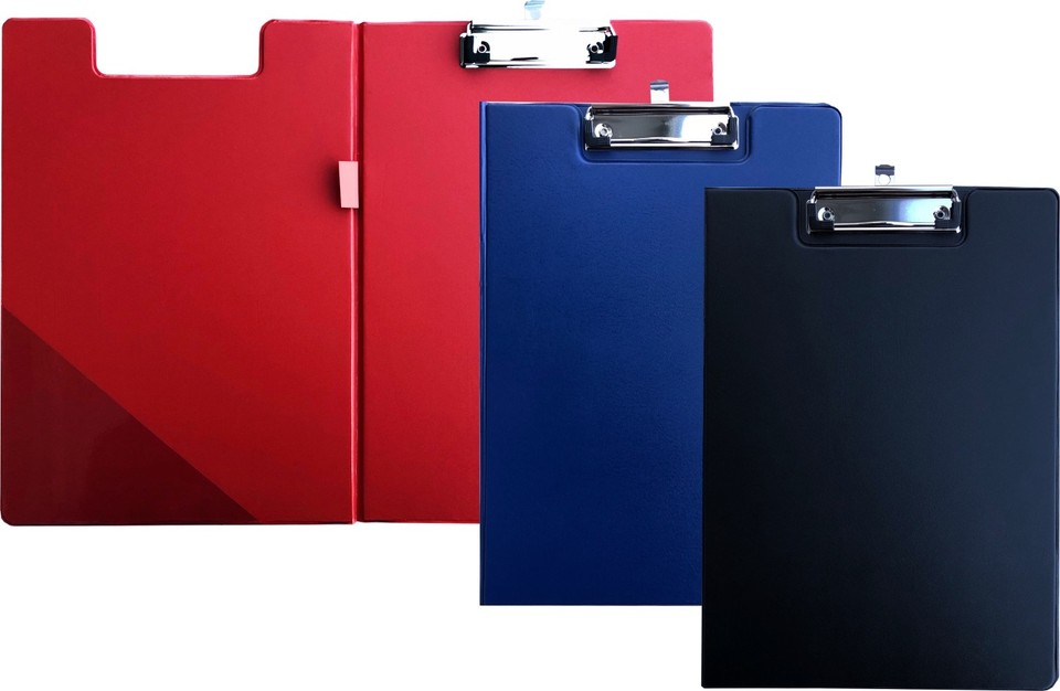 Klemmbrett mit Deckel Mappe Schreibunterlage Schreibplatte Clipboard A4 A5