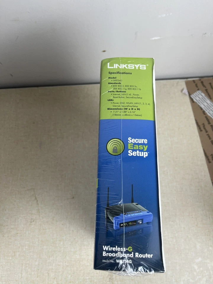 Linksys WRT54G V8 Wireless G 2.4 Ghz Broadband 4 Port Switch 802.11g Router NEW - Image 4 of 4