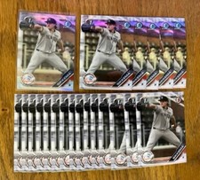 (x21 Lot) TJ Sikkema 2019 Bowman Draft #34 REFRACTOR Chrome (1st Bowman) Reds RC